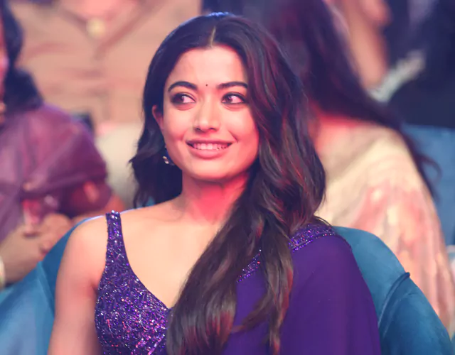 Rashmika Mandanna at Pushpa 2 WildFire JAthara